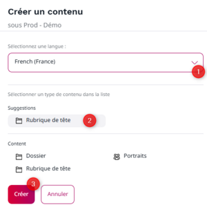 Cr&eacute;er une rubrique de t&ecirc;te - 2