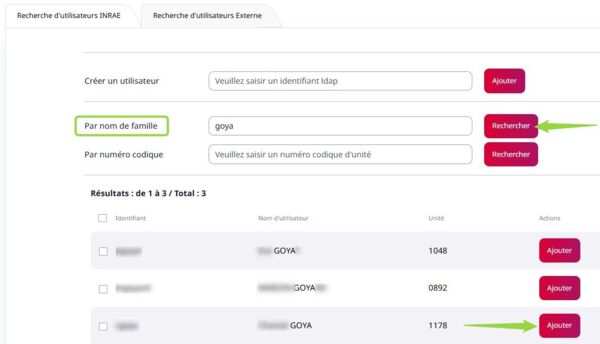 Exemple de recherche d'une personne Exemple de recherche d'une personne